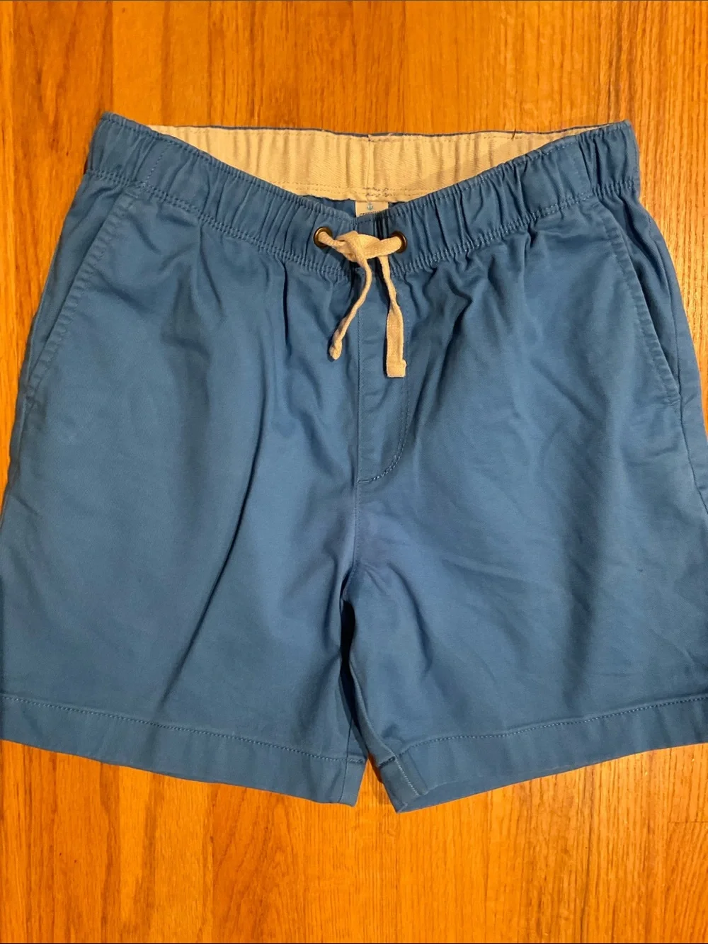 Crewcuts Boys Blue Chino Casual Shorts with Drawstring